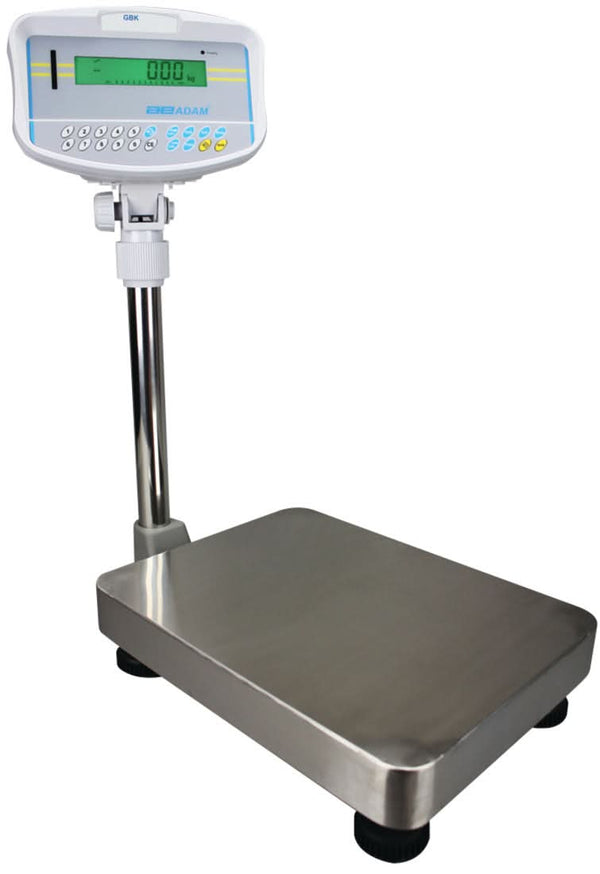 Adam Equipment GBK 150aM GBK-M Trade Approved Bench Scale, 60 kg Capacity, 0.01 kg Readability, NTEP/Measurement Canada