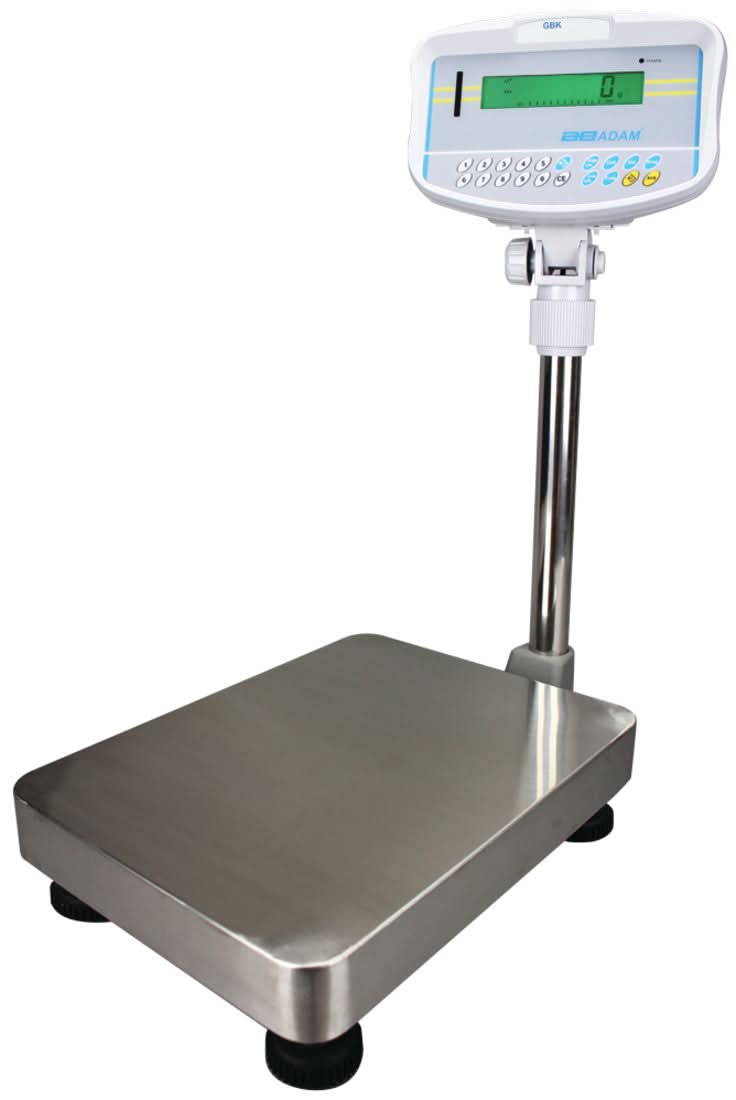 Adam Equipment GBK 30aM GBK - M Trade Approved Bench Scale, 15 kg Capacity, 2 g Readability, NTEP/Measurement Canada - 1110011843 - Bench Scales - Adam Equipment - Weighcore