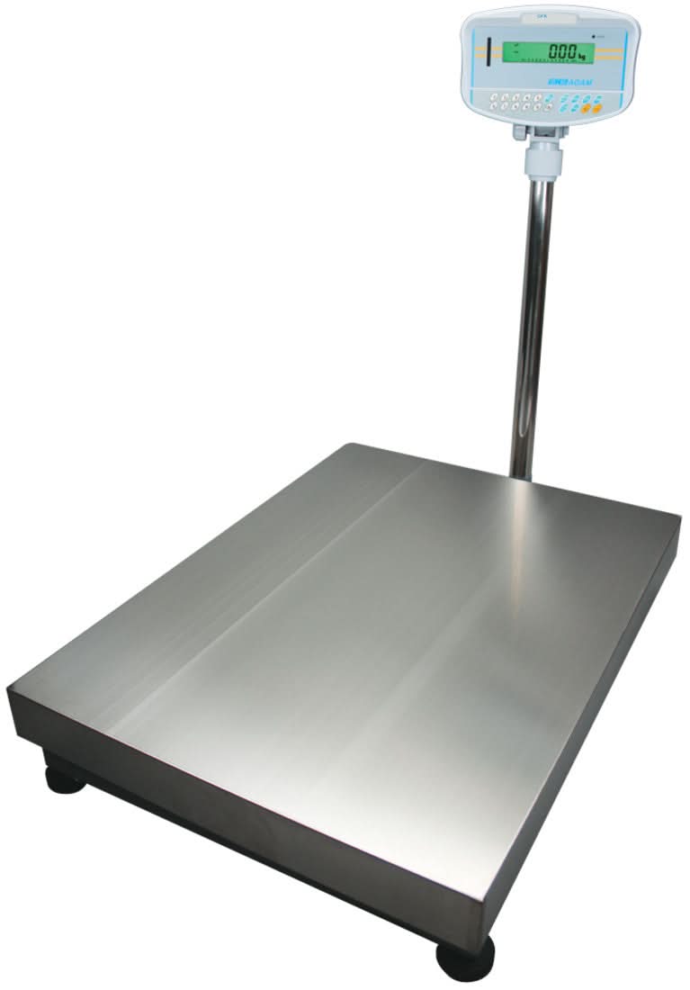 Adam Equipment GFK 150aM GFK Approved Floor Checkweighing Scale, 60 kg Capacity, 0.01 kg Readability, NTEP, Measurement Canada - 1050011847 - Weighing Scales - Adam Equipment - Weighcore