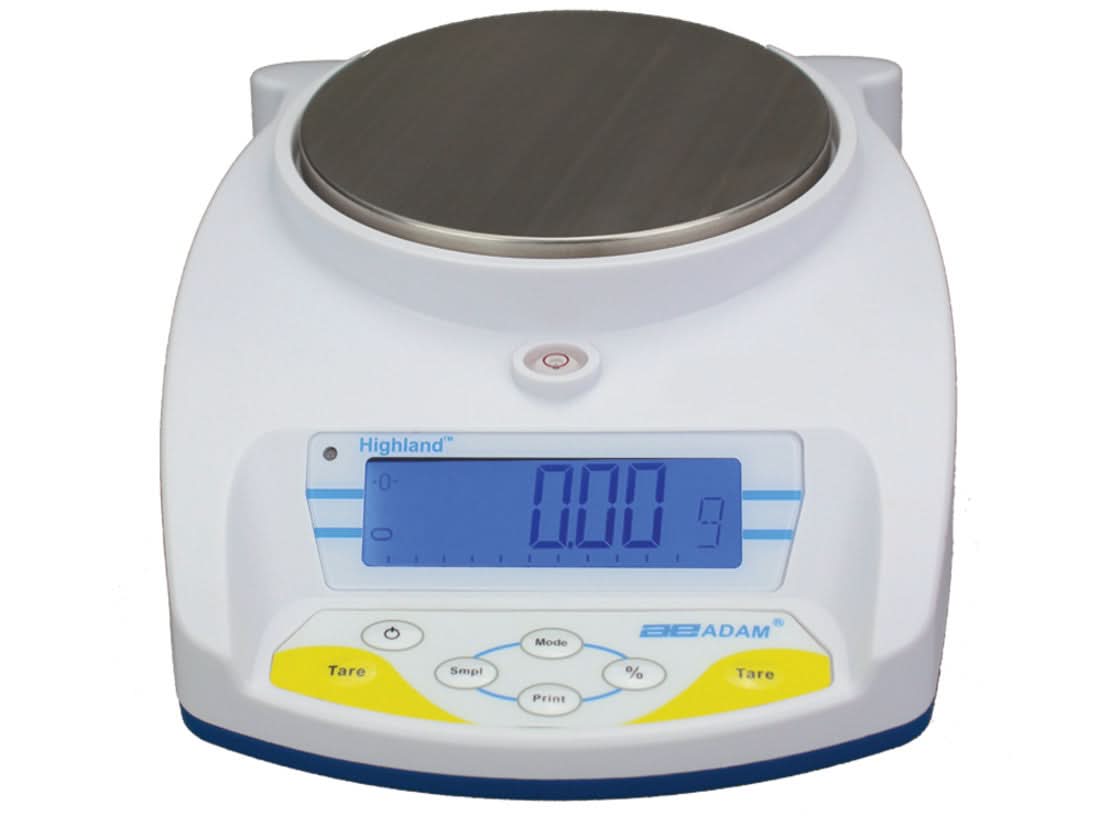 Adam Equipment HCB 602H Highland Portable Precision Balance, 600 g Capacity, 0.01 g Readability - 700000047 - Top Loading Balances - Adam Equipment - Weighcore