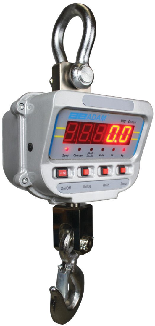 Adam Equipment IHS 6a IHS Heavy Duty Crane Scale, 3000 kg Capacity, 0.5 kg Readability - IHS 6a - Crane Scales - Adam Equipment - Weighcore