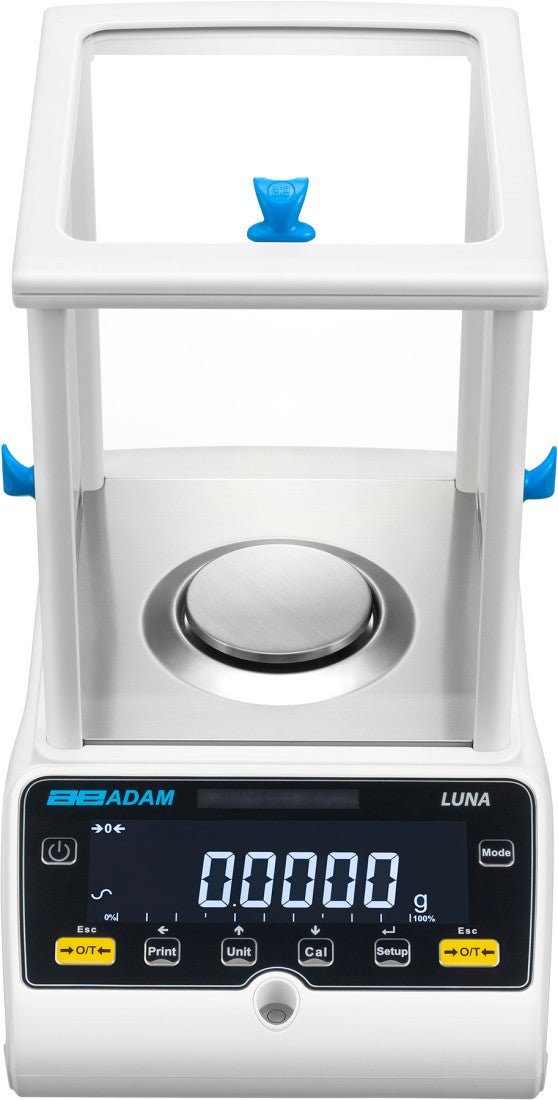 Adam Equipment LAB 84i Luna Analytical Balance, 80 g Capacity, 0.0001 g Readability, Internal Calibration - LAB 84i - Analytical Balances - Adam Equipment - Weighcore