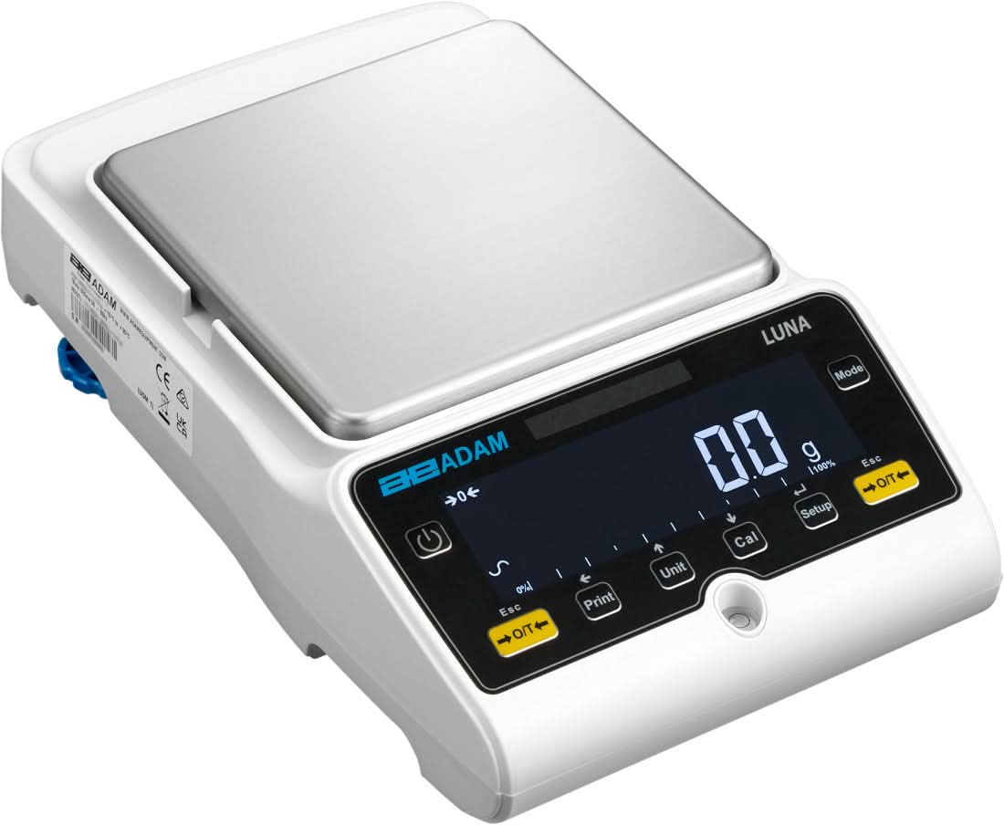 Adam Equipment LBB 8001e Luna Precision Balance, 8000 g Capacity, 0.1 g Readability - 1010014898 - Top Loading Balances - Adam Equipment - Weighcore