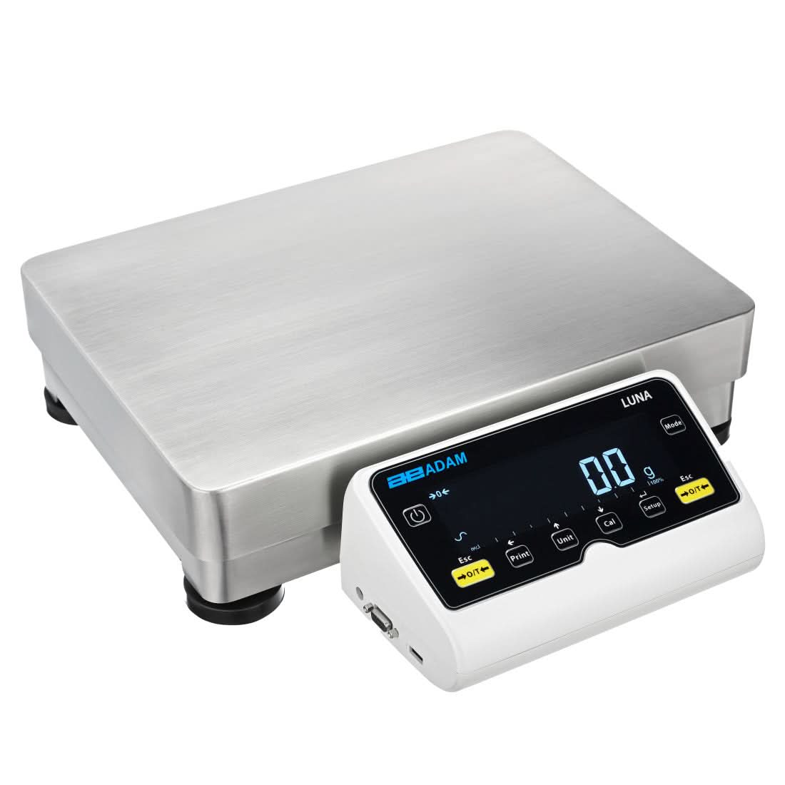 Adam Equipment LBL 34001e Luna Latitude Precision Balance, 34000 g Capacity, 0.1 g Readability, RS - 232, USB - 1010016849 - Precision Balances - Adam Equipment - Weighcore