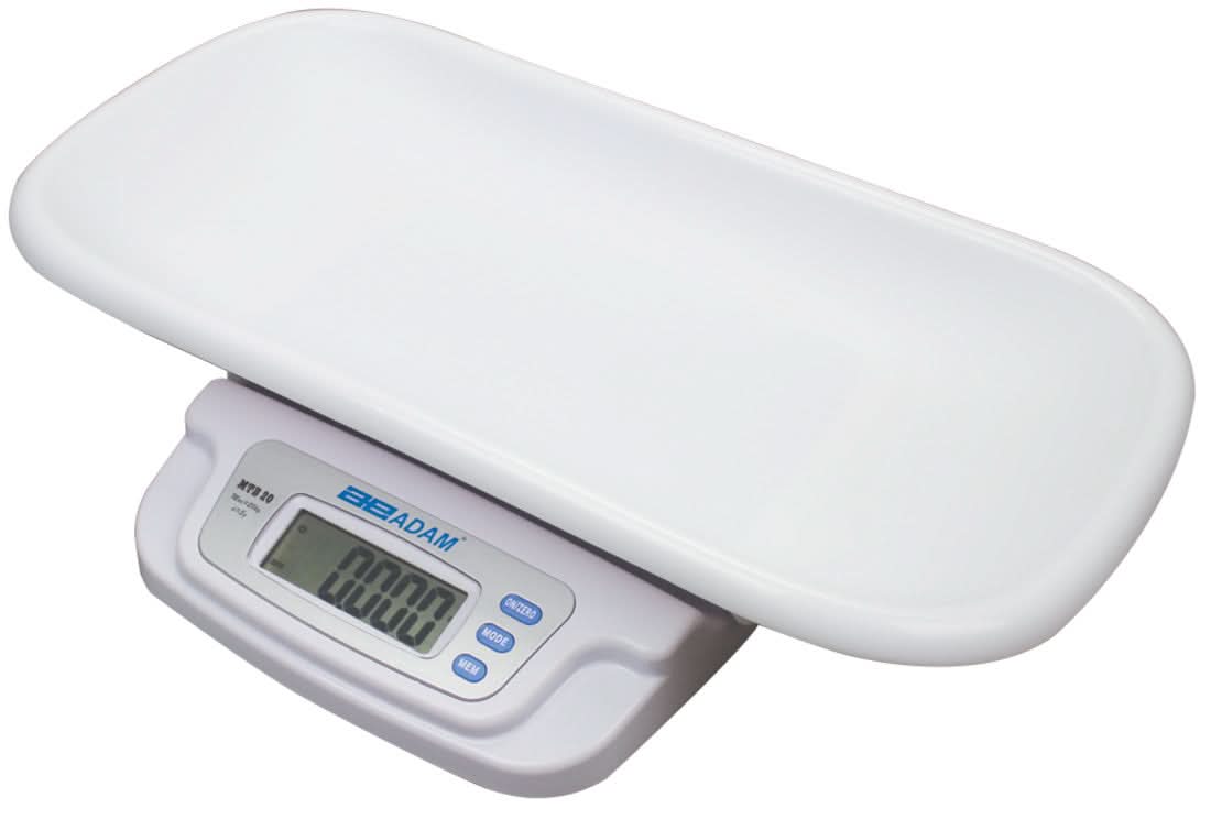 Adam Equipment MTB 20 MTB Baby Toddler Medical Scale, 20 kg Capacity, 0.005 kg Readability - 700000185 - Medical Scales - Adam Equipment - Weighcore