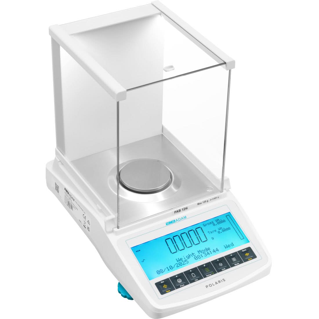 Adam Equipment PAB 424e Polaris Analytical Balance, 420 g Capacity, 0.0001 g Readability - 1010017678 - Analytical Balances - Adam Equipment - Weighcore