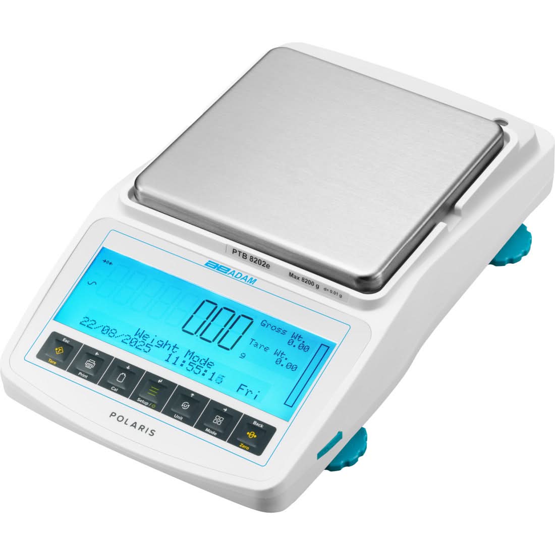 Adam Equipment PBB 6001e Polaris Precision Balance, 6000 g Capacity, 0.1 g Readability, RS - 232, USB - 1010017698 - Precision Balances - Adam Equipment - Weighcore