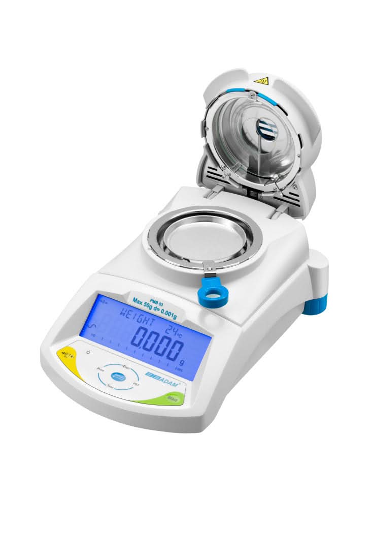 Adam Equipment PMB 202 PMB Moisture Analyzer, 200 g Capacity, 0.01 g / 0.05 % Readability - 1070010231 - Moisture Analyzers - Adam Equipment - Weighcore