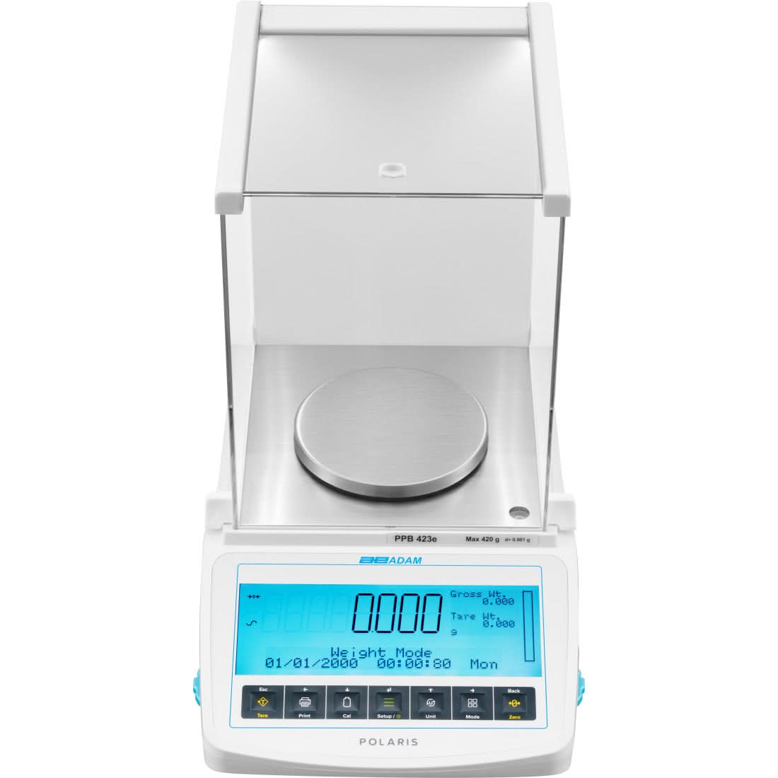 Adam Equipment PPB 223e Polaris Precision Balance, 220 g Capacity, 0.001 g Readability, RS - 232, USB - 1010017685 - Precision Balances - Adam Equipment - Weighcore