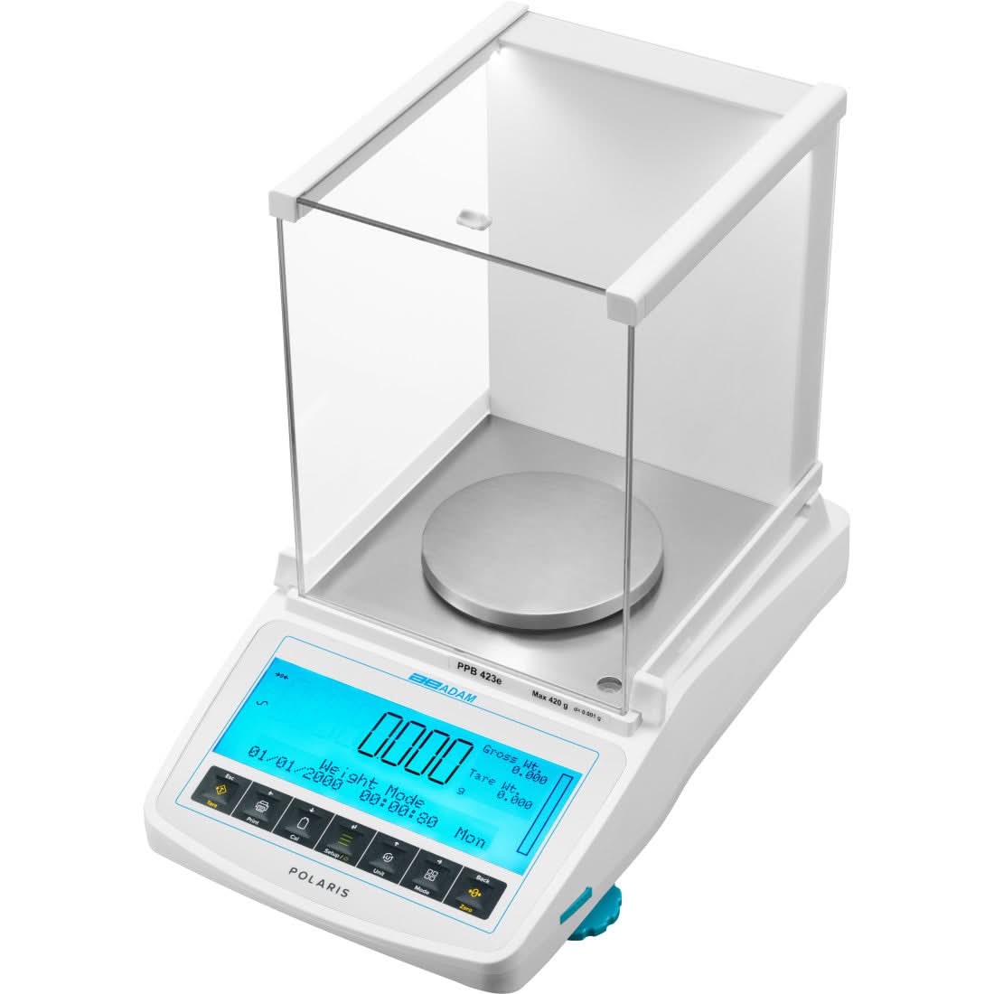 Adam Equipment PPB 223e Polaris Precision Balance, 220 g Capacity, 0.001 g Readability, RS - 232, USB - 1010017685 - Precision Balances - Adam Equipment - Weighcore