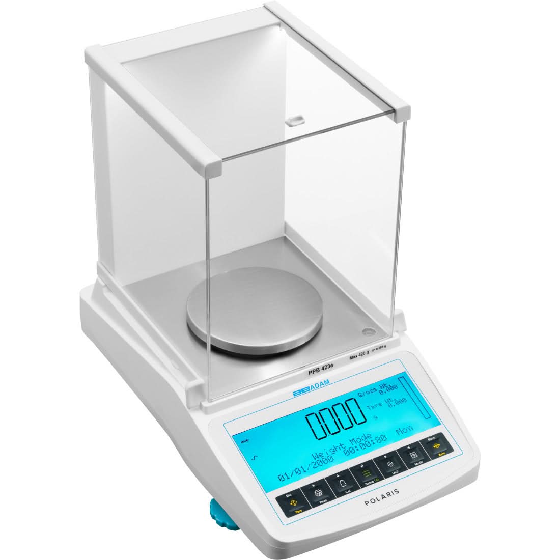 Adam Equipment PPB 823e Polaris Precision Balance, 820 g Capacity, 0.001 g Readability, RS - 232, USB - 1010017688 - Precision Balances - Adam Equipment - Weighcore