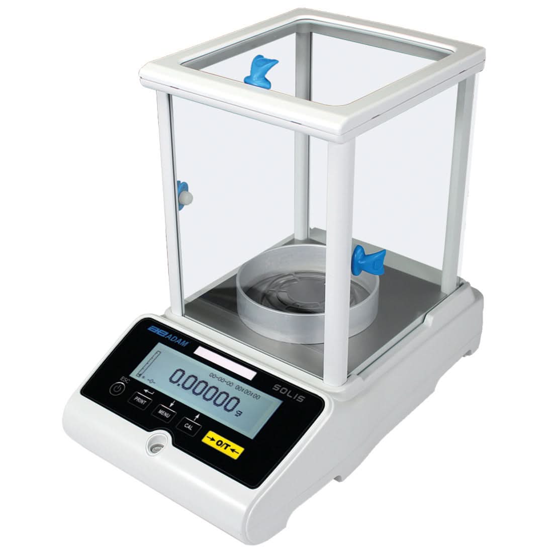 Adam Equipment SAB 125i Solis Semi - Micro Analytical Balance, 62 g / 120 g Capacity, 0.01 mg / 0.1 mg Readability, Internal Calibration, GLP/GMP - 1010014237 - Semi - Micro Balances - Adam Equipment - Weighcore