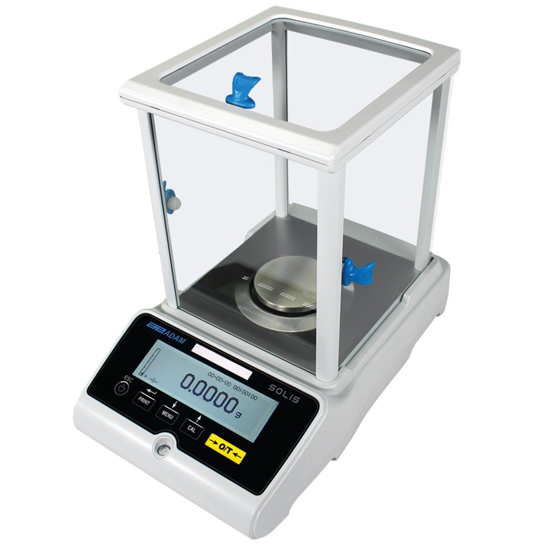 Adam Equipment SAB 224e Solis Analytical Balance, 220 g Capacity, 0.0001 g Readability, GLP/GMP, RS-232 - SAB 224e - Analytical Balances - Adam Equipment - Weighcore