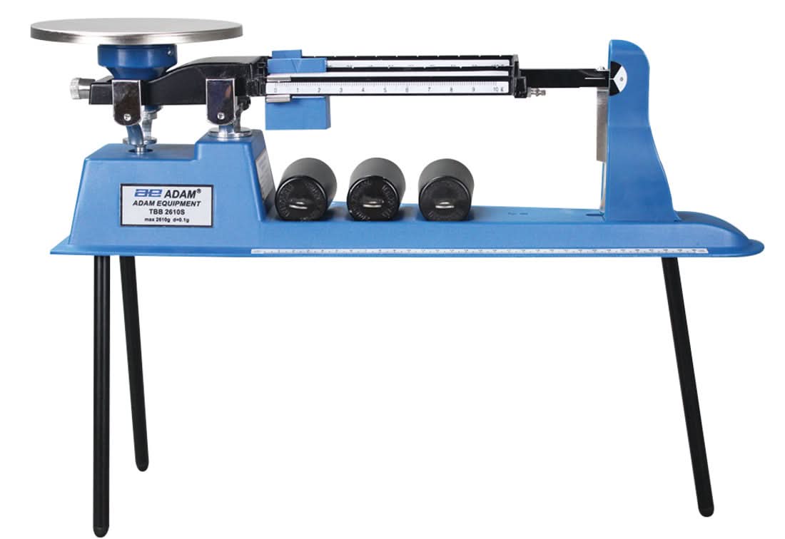 Adam Equipment TBB 2610S TBB Triple Beam Balance, 2610 g Capacity, 0.1 g Readability, Stainless Steel Pan - 700000004 - Mechanical Balances - Adam Equipment - Weighcore