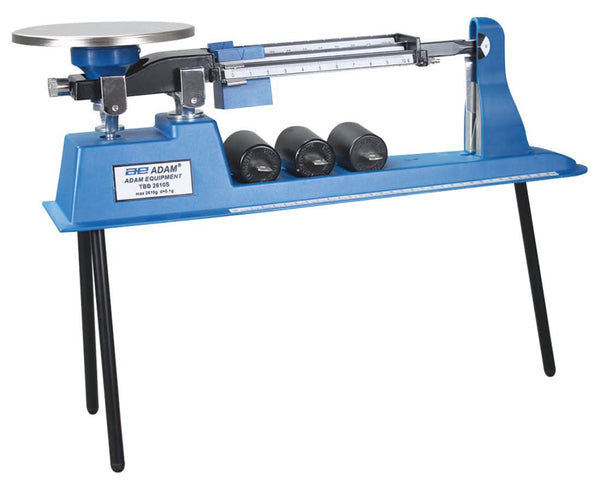 Adam Equipment TBB 2610S TBB Triple Beam Balance, 2610 g Capacity, 0.1 g Readability, Stainless Steel Pan