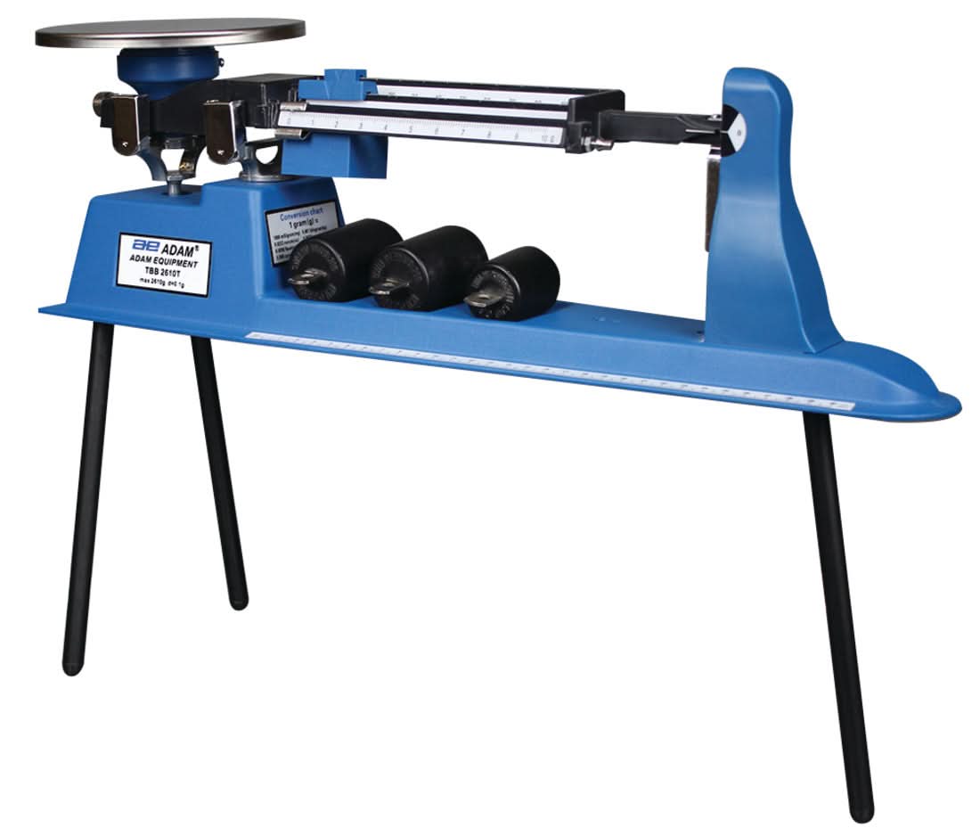 Adam Equipment TBB 2610T TBB Triple Beam Balance, 2610 g Capacity, 0.1 g Readability - 700000005 - Mechanical Balances - Adam Equipment - Weighcore