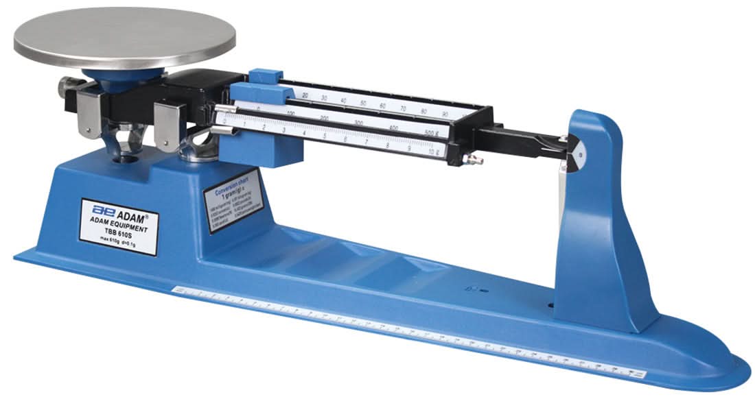 Adam Equipment TBB 610S TBB Triple Beam Balance, 610 g Capacity, 0.1 g Readability - 700000058 - Mechanical Balances - Adam Equipment - Weighcore