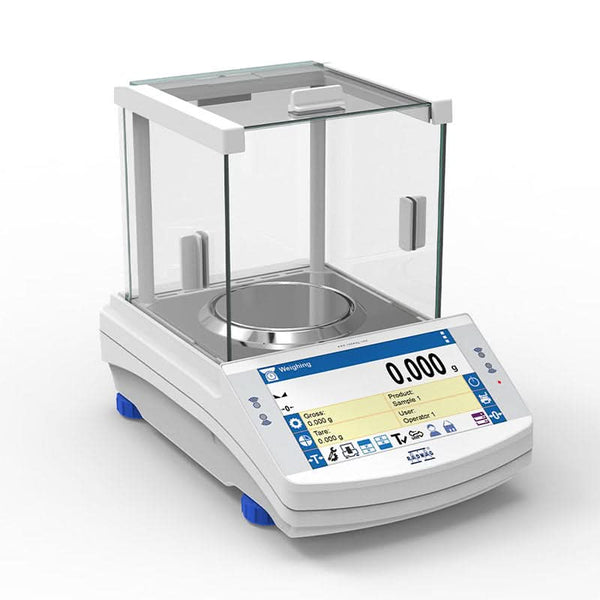 RADWAG WLC 0.2.X7 WLC X7 Precision Balance, 0.2kg Capacity, 0.001g Readability, Internal Calibration