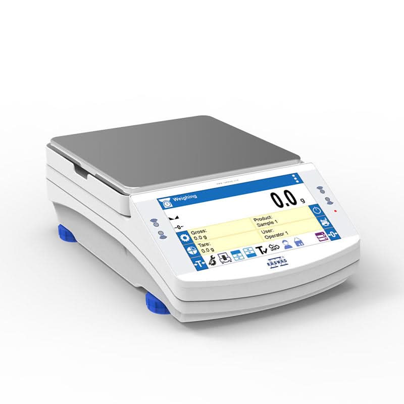 RADWAG WLC 10.X7 WLC X7 Precision Balance, 10kg Capacity, 0.1g Readability - WLC10X7 - Precision Balances - Radwag - Weighcore