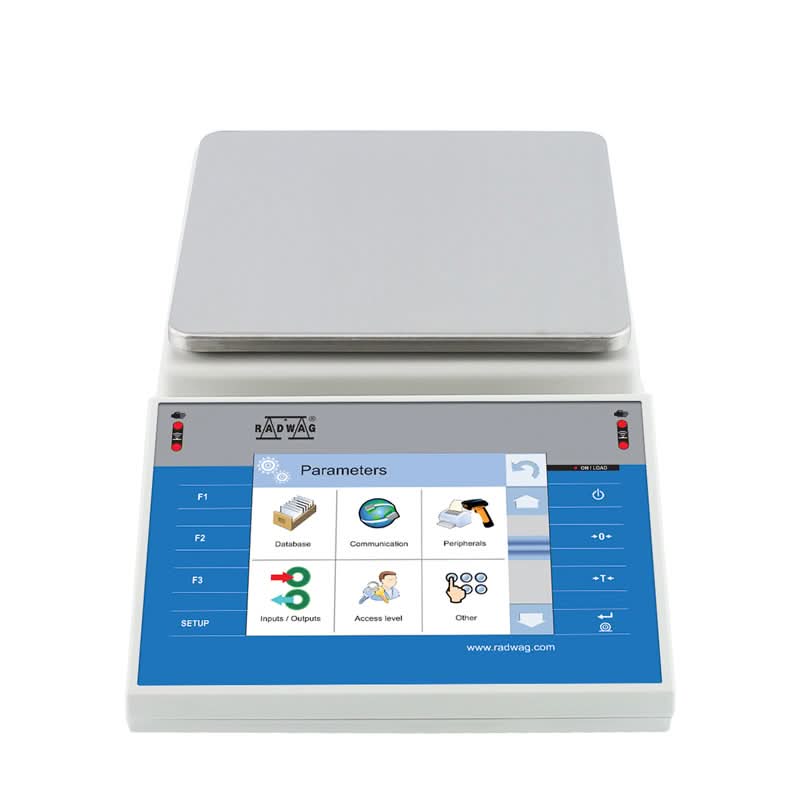 RADWAG WLY 1/D2 Precision Balance, 1kg Capacity, 0.01g Readability - WLY1D2 - Precision Balance - Radwag - Weighcore